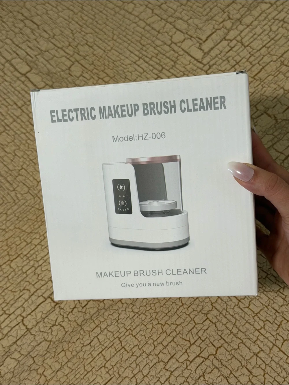 Electric Makeup Brush Cleaner HZ-006 – White